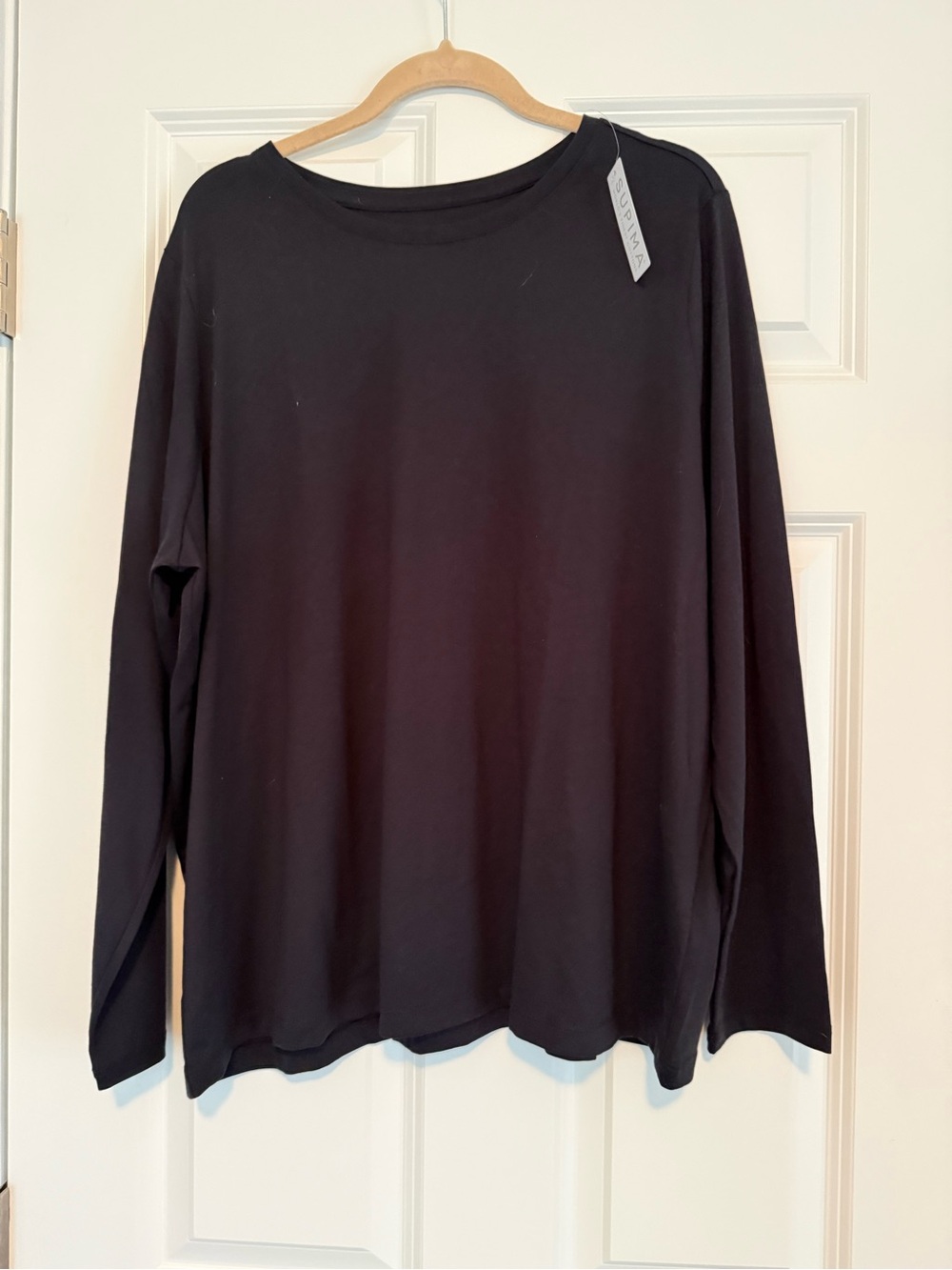 NWOT Lands’ End | Black Long Sleeve Tee | Size 1X | 100% Cotton